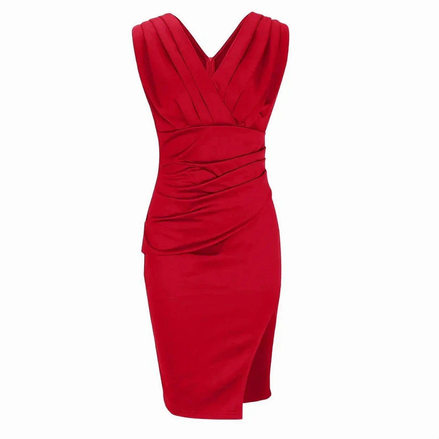 GUDRUN | MINI VESTIDO ELEGANTE CUELLO EN V - ZYRO