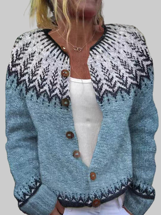Clara | Chaqueta de punto vintage islandesa