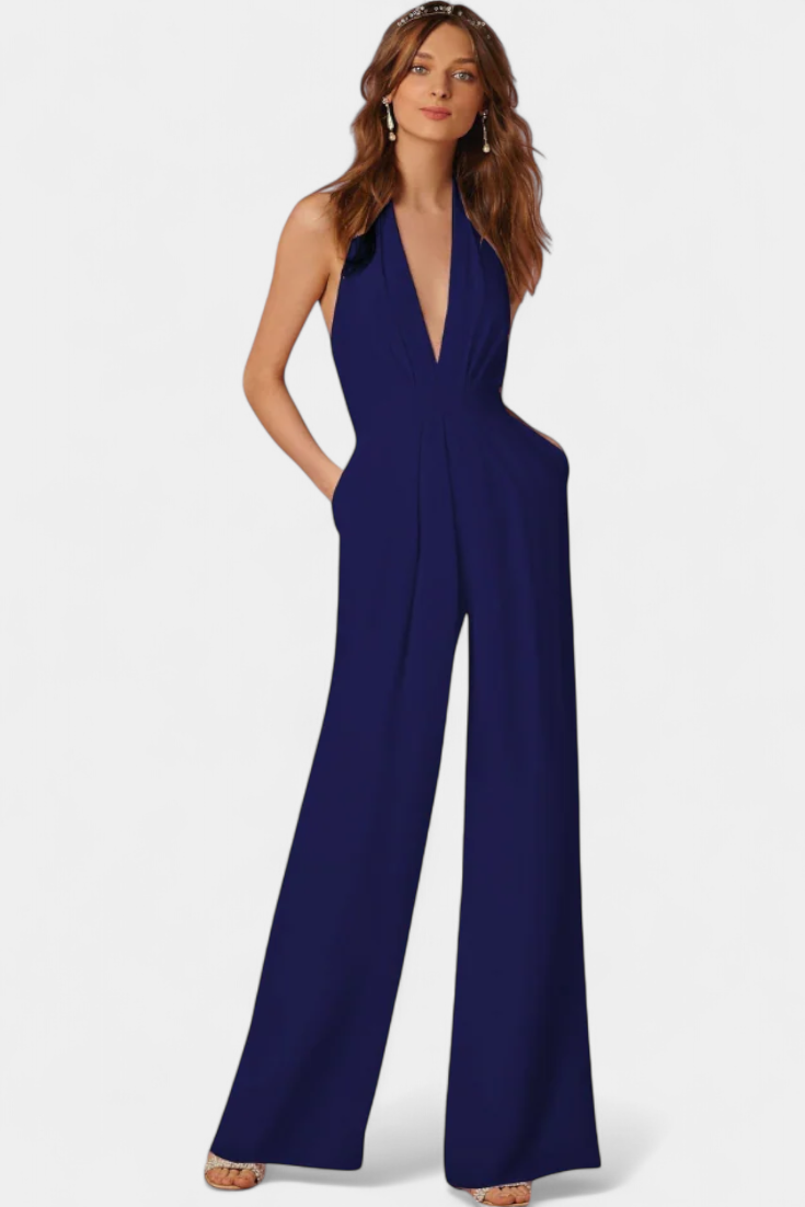 Lila | Mono de Pierna Ancha con Elegancia Ligera