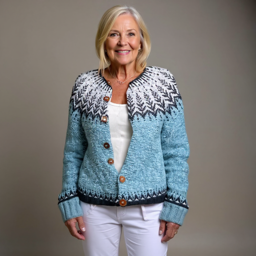 Clara | Chaqueta de punto vintage islandesa