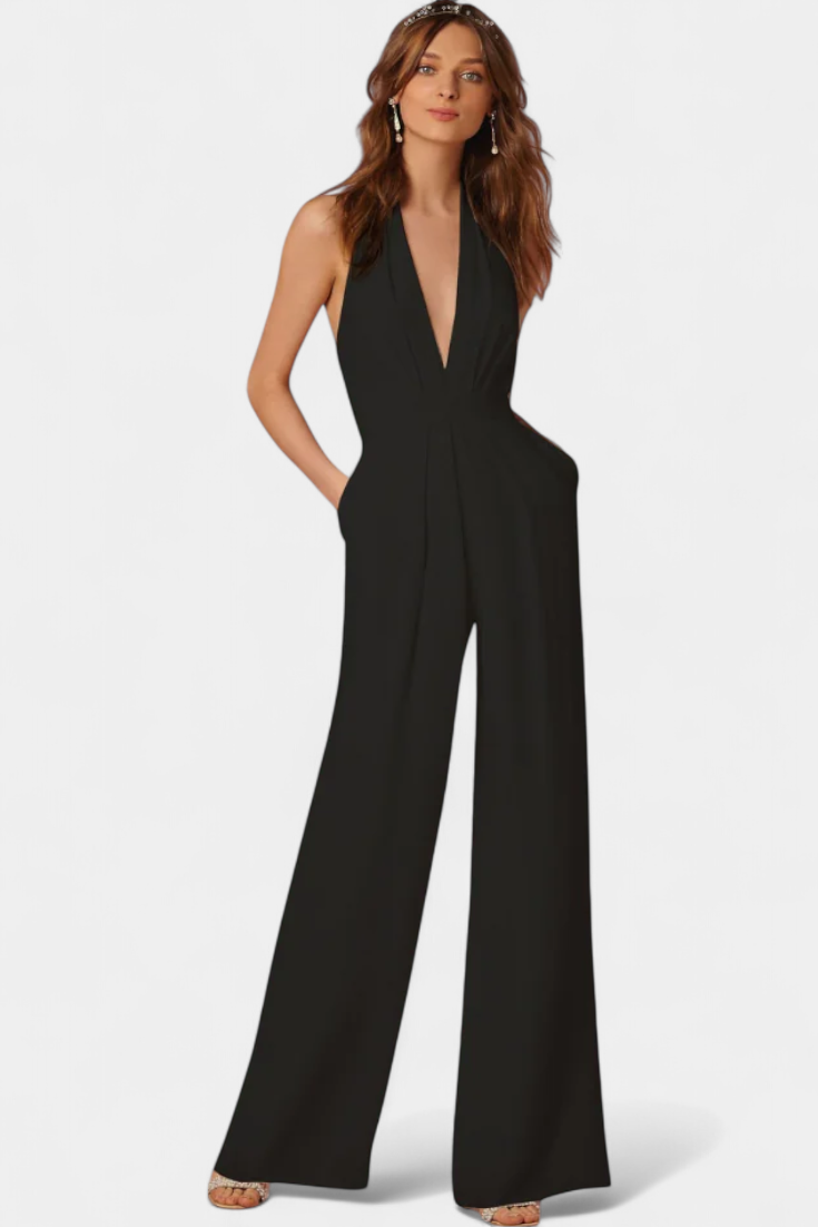Lila | Mono de Pierna Ancha con Elegancia Ligera