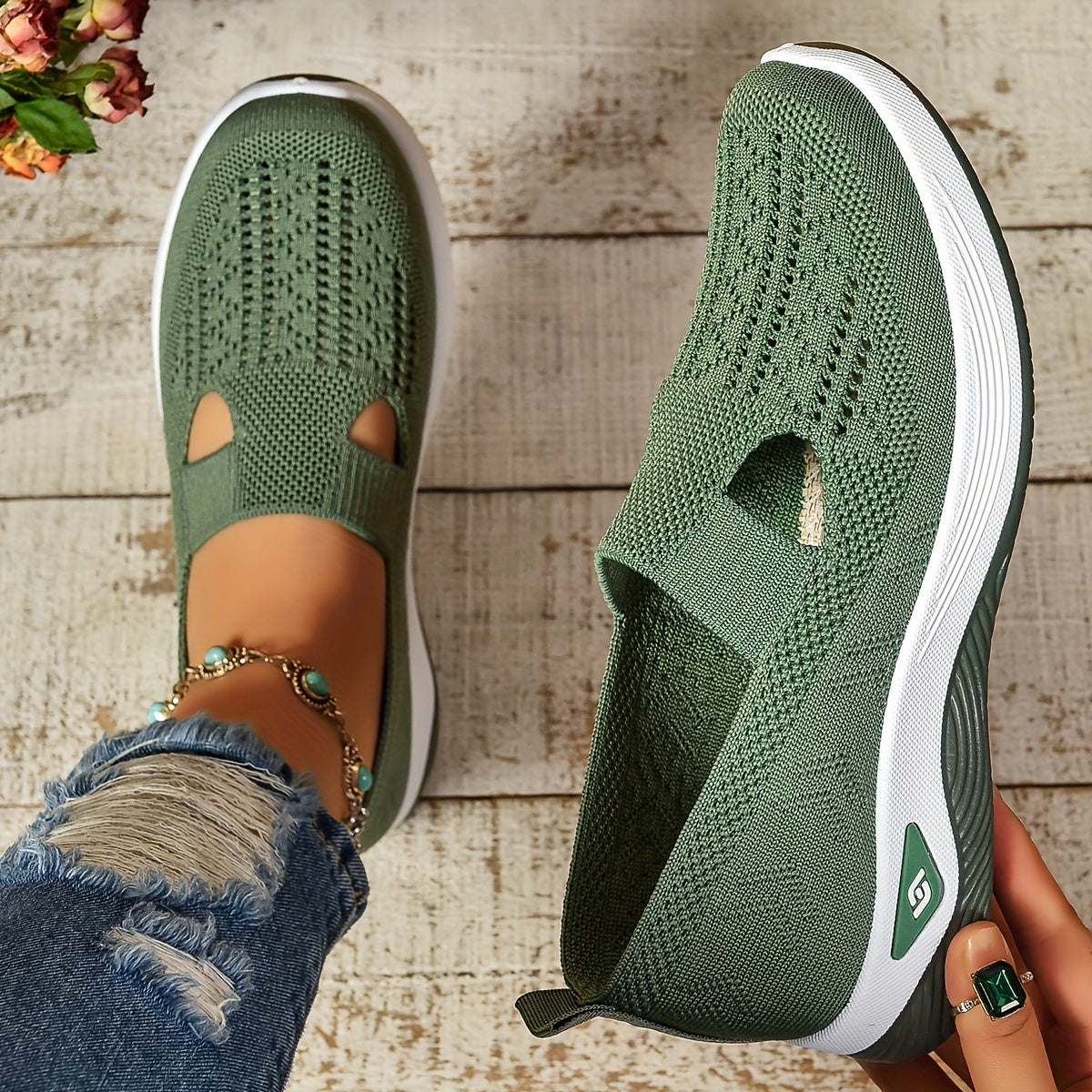 Ottilie | Zapatos Slip On Transpirables Damas Ortopédicos