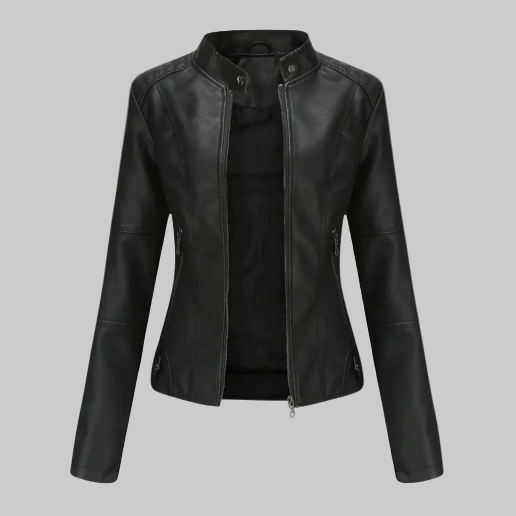 Romina | Chaqueta de Cuero Casual