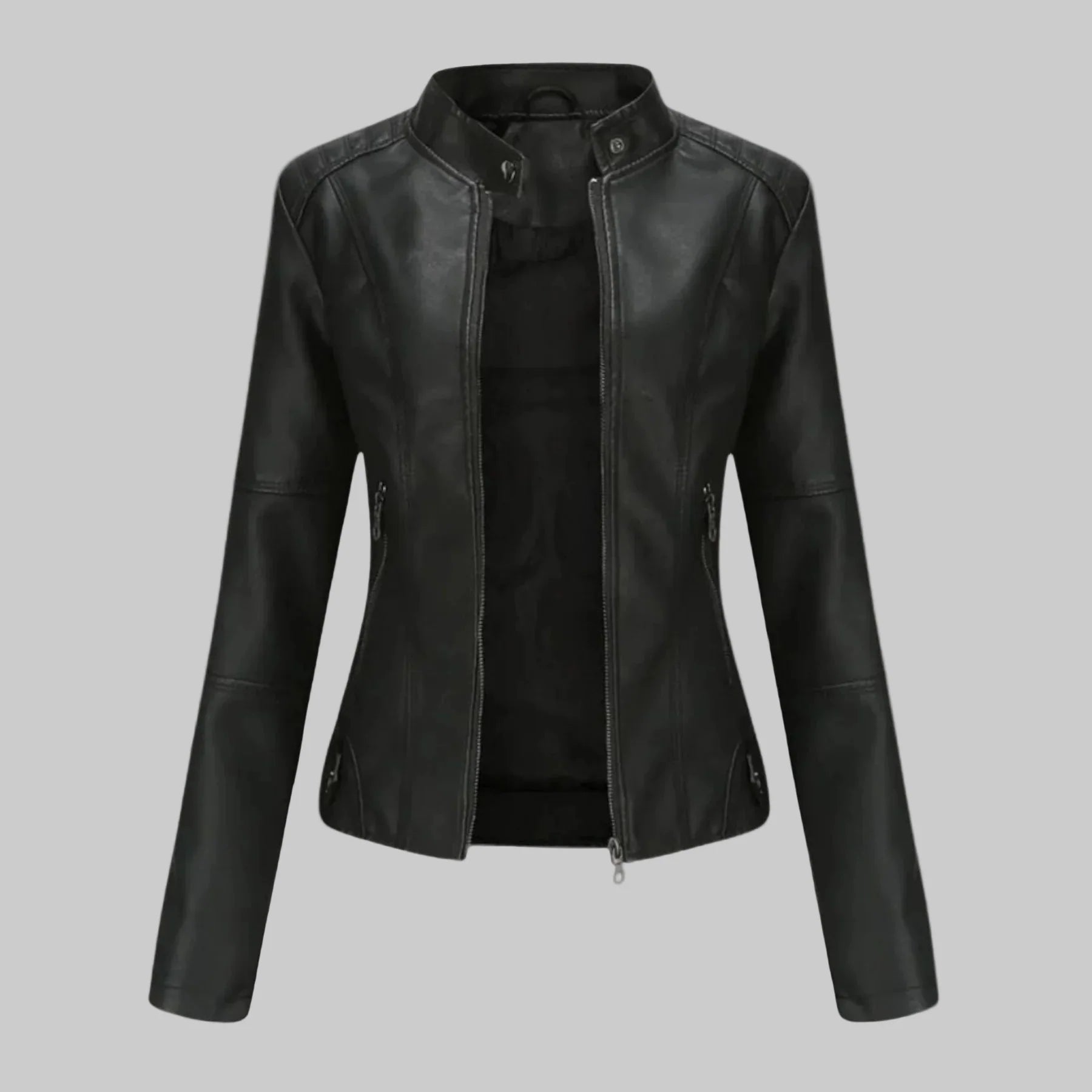 Romina | Chaqueta de Cuero Casual