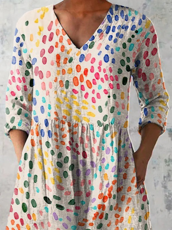 Bernadette | Camisa Larga con Escote en V