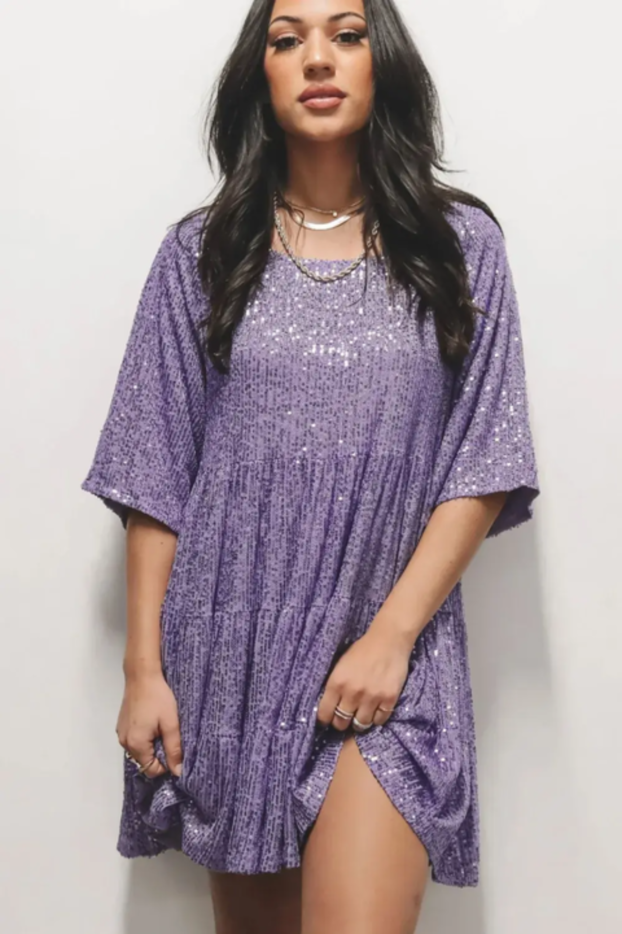 Lilia™ | Elegante vestido de fiesta suelto con lentejuelas