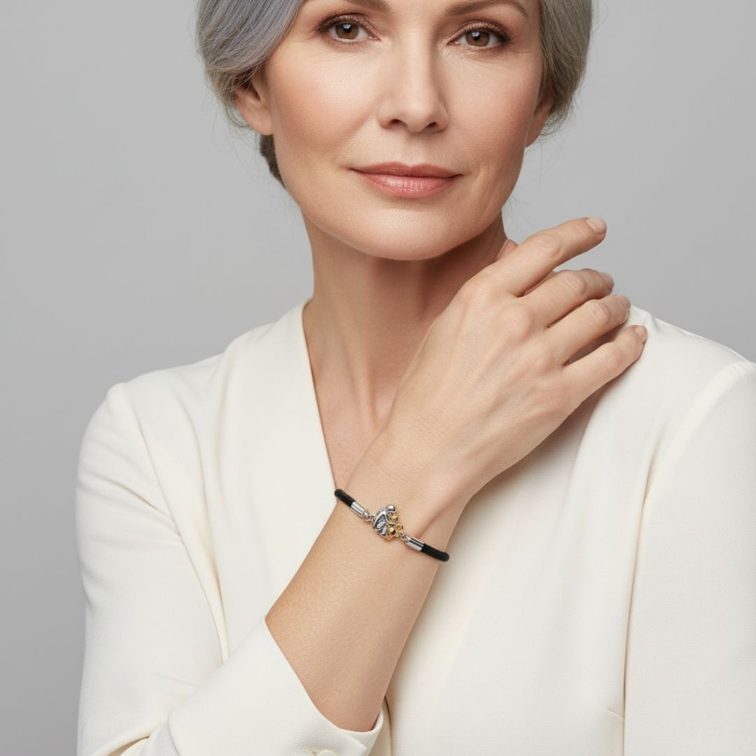 Katy | Pulsera con cordón e ícono de perro