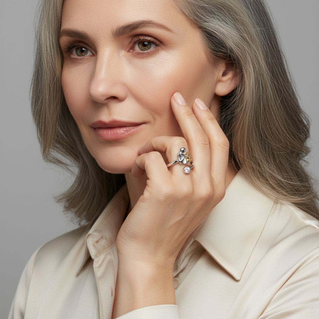 Rose | Anillo con Ícono de Perro