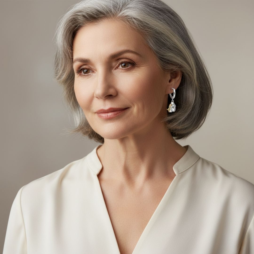 Ginny | Pendientes con Icono de Perro (Cierre Redondo)