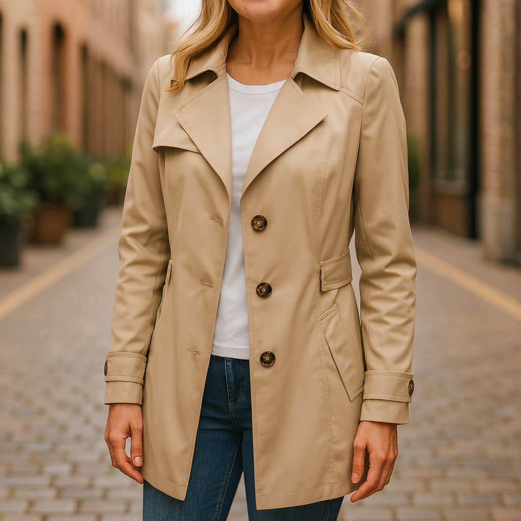 Gabriela | Trench Coat Elegante de Otoño
