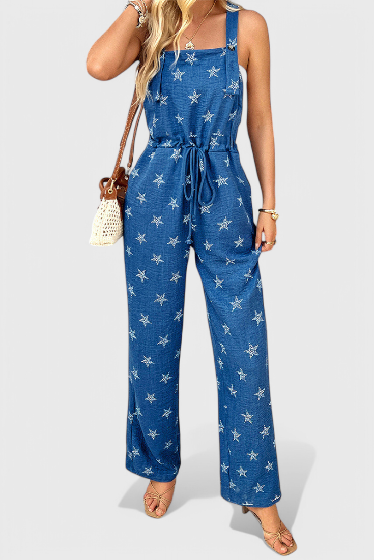 Bianca | Mono Largo Relajado con Estampado de Estrellas