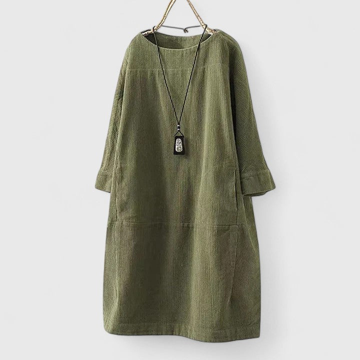 Catalina | Vestido midi cómodo