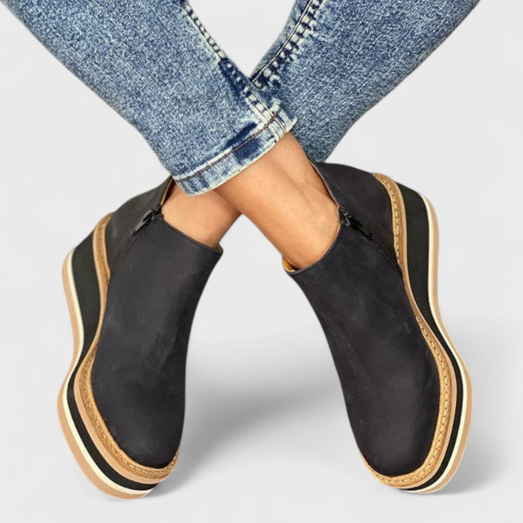 Solvina | Botines de Cuña Elegantes para el Día a Día