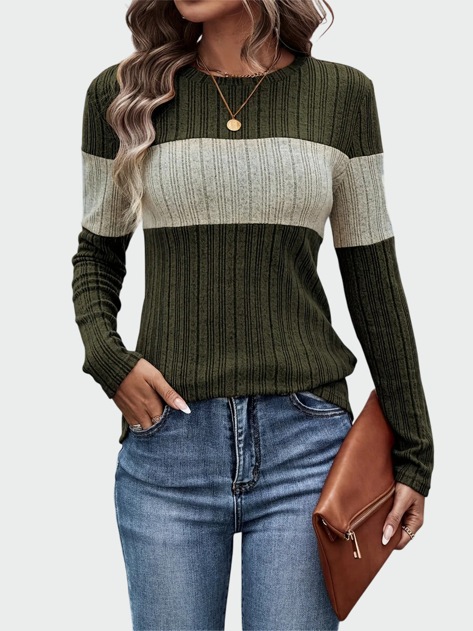 Aurora | Jersey de Punto a Rayas