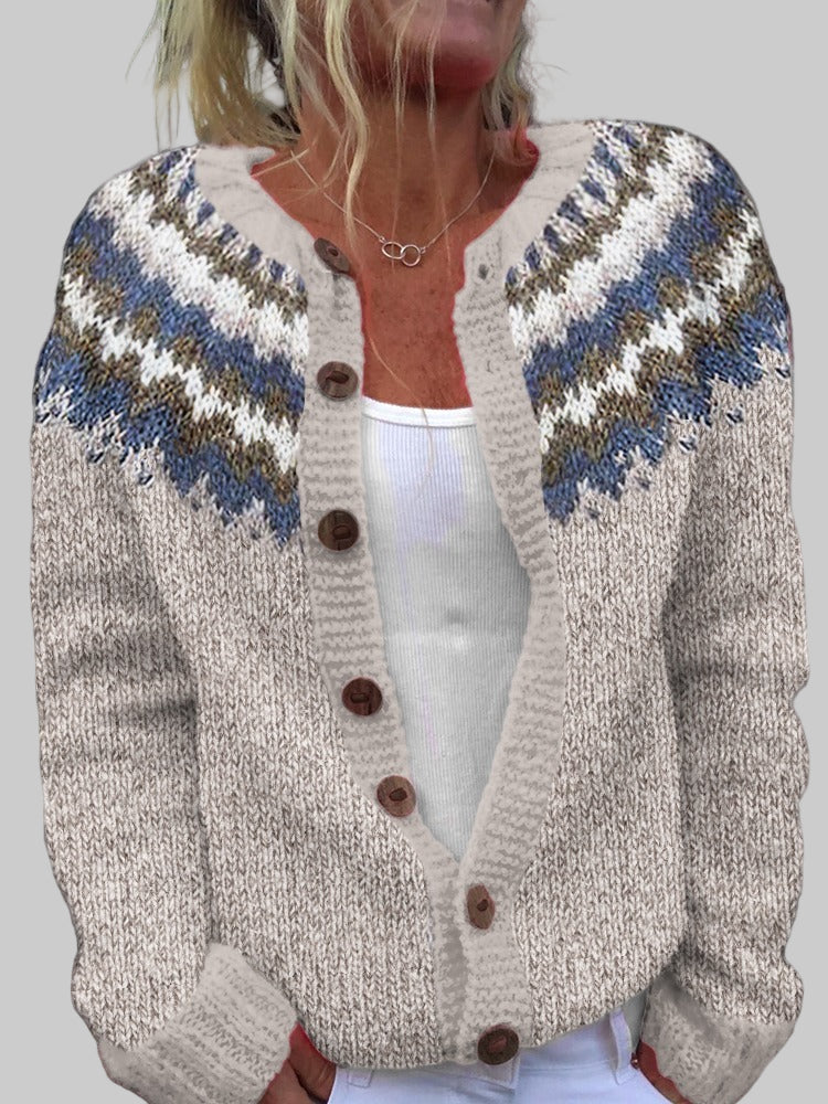 Peyton | Chaqueta de punto vintage islandesa