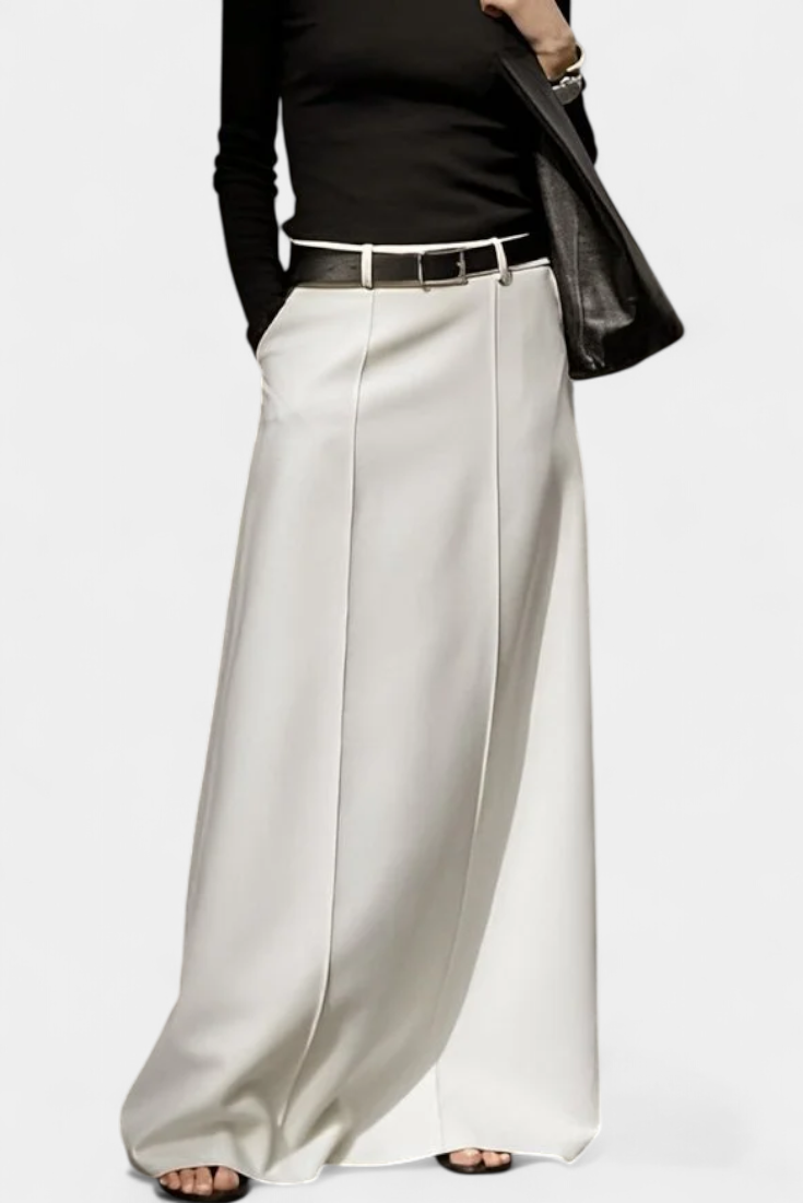 Ada | Falda H-Line Lisa con Estilo Urbano Moderno