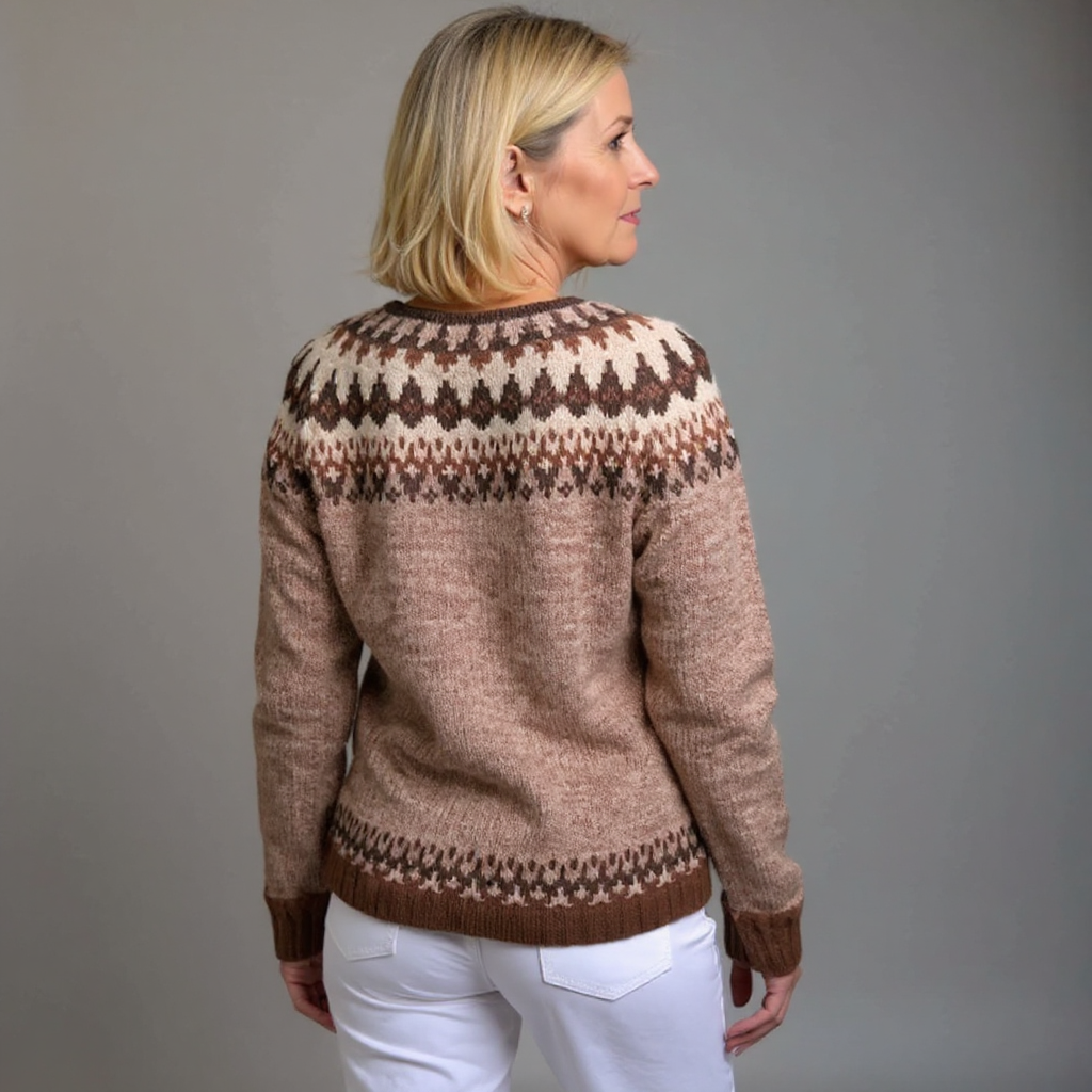Ariana | Chaqueta de punto vintage islandesa