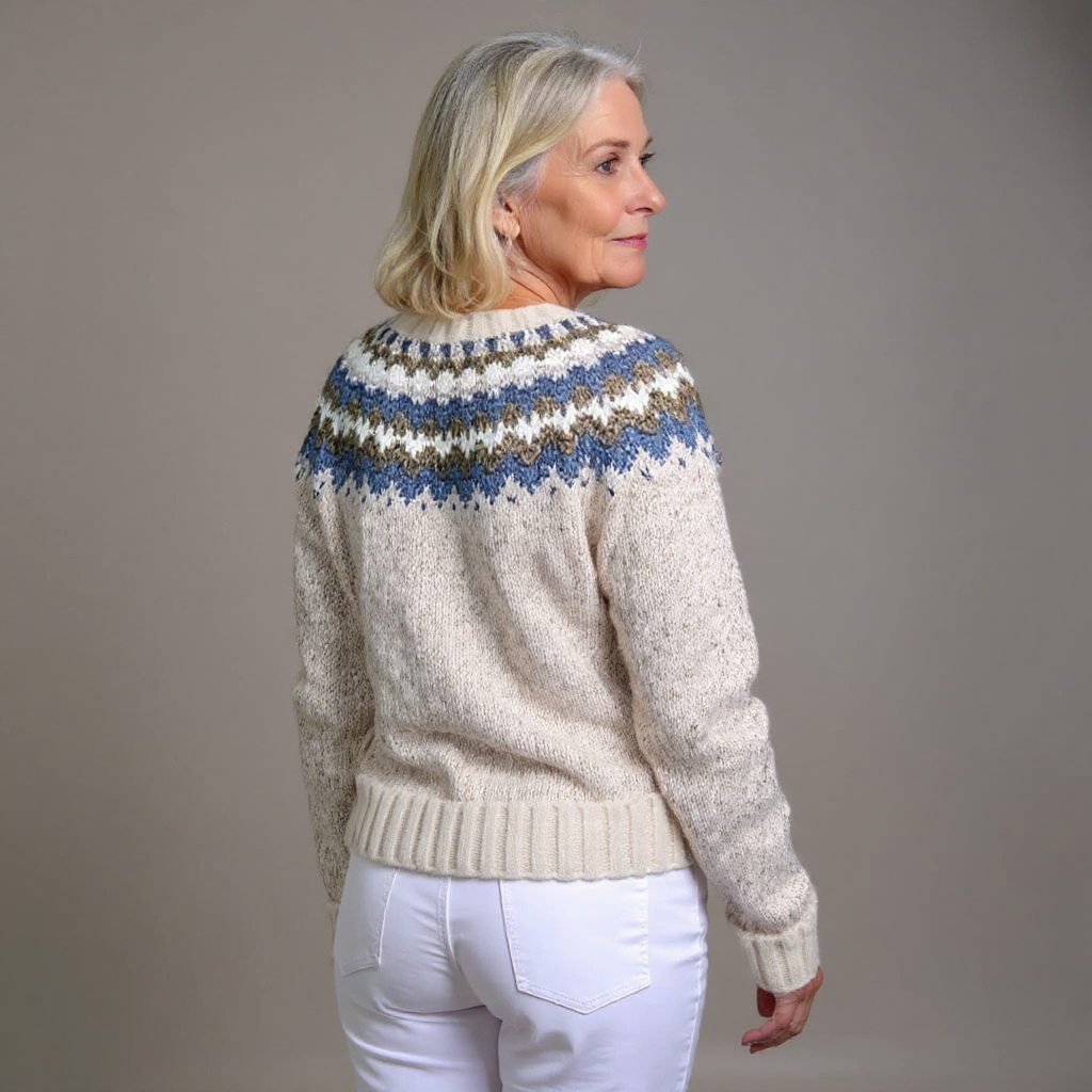 Peyton | Chaqueta de punto vintage islandesa