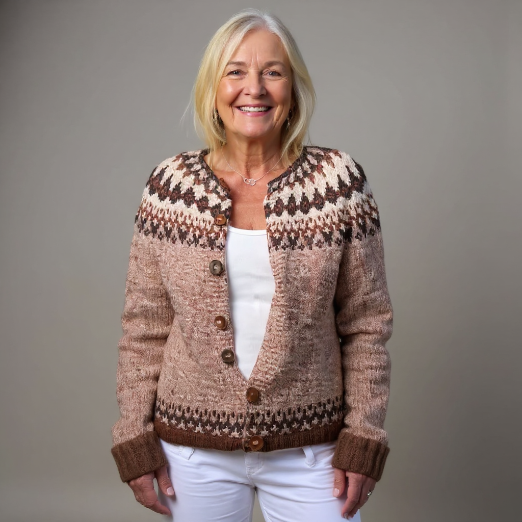 Ariana | Chaqueta de punto vintage islandesa