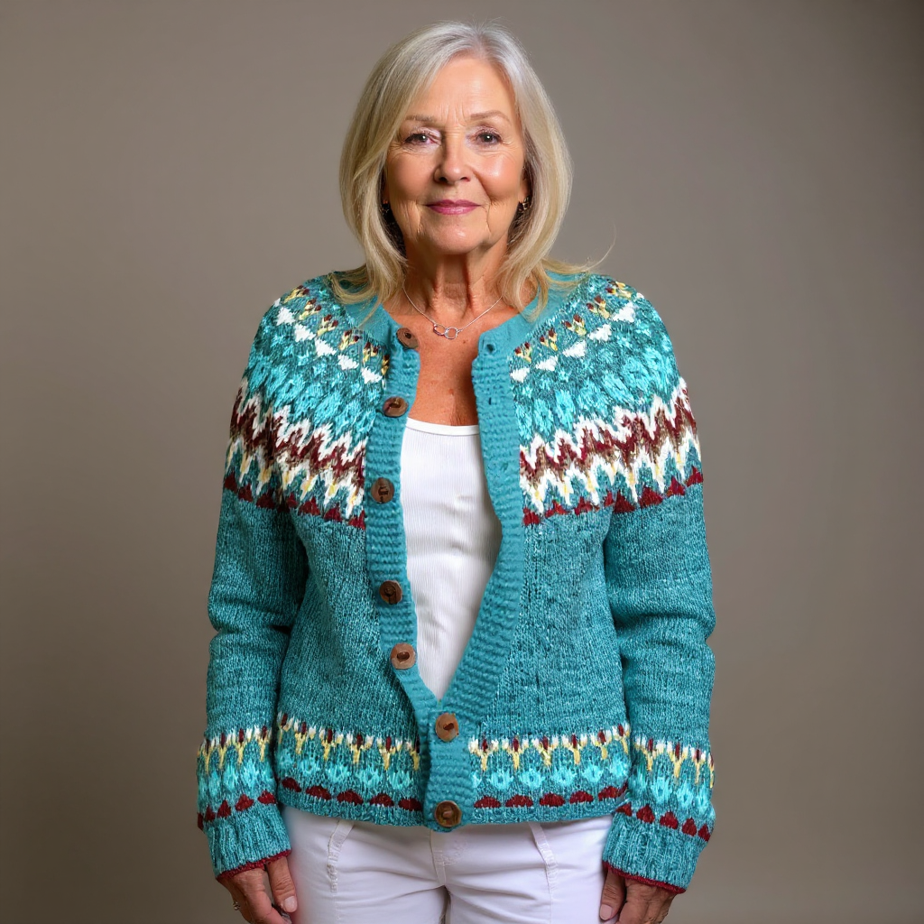 Serenidad | Chaqueta de punto vintage islandesa